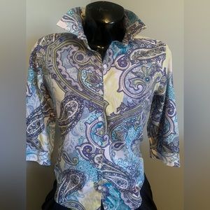 Chico’s No-Iron Paisley Blouse